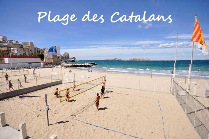 Suite Jacuzzi Privatif Plage Des Catalans Marseille Exteriör bild